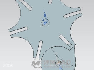 槽轮传动机构 - solidworks传动件和减速器模型