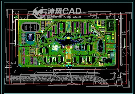 大学城整体规划总平面图