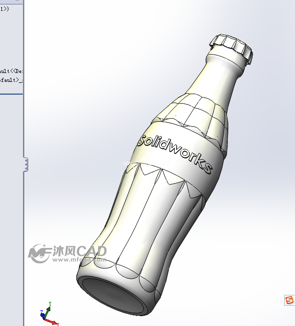 一只可口可乐瓶子