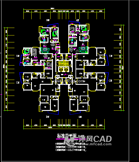 多套经典住宅户型CAD设计图 - AutoCAD住宅