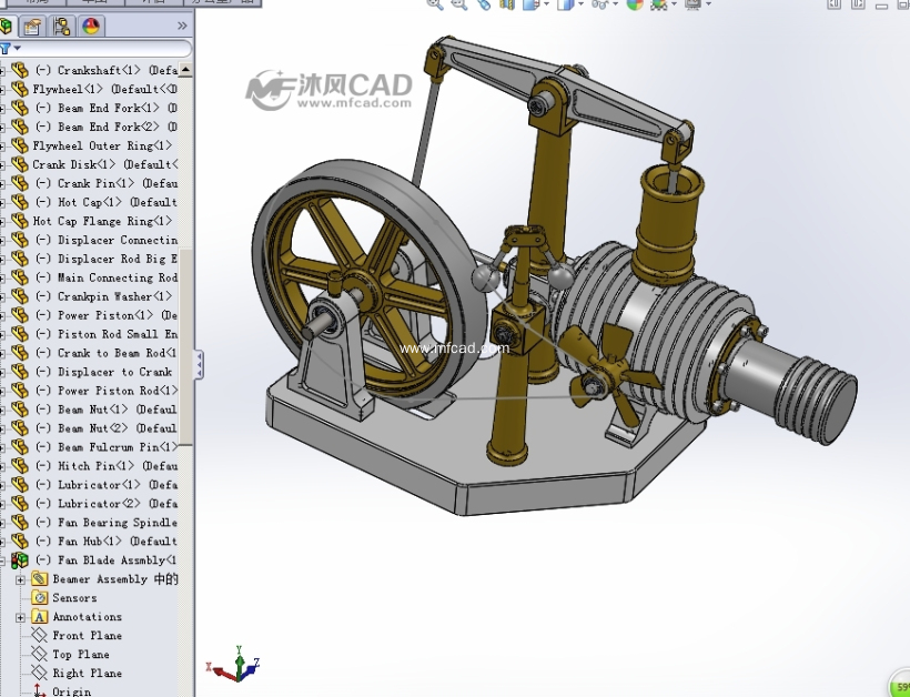 solidworks制作的永动机