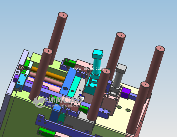 高难度复杂吸尘器模具全3D设计图档 - UG小五