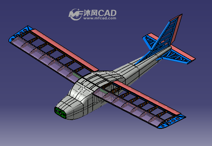 无人机航模 - catia军工用品模型