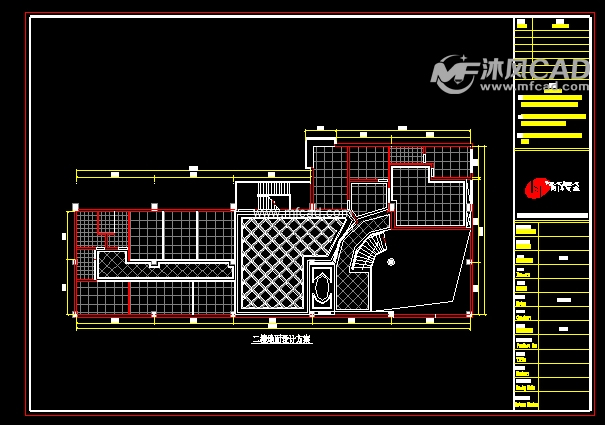 某石材展厅装饰cad图