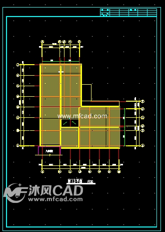 屋顶层平面图