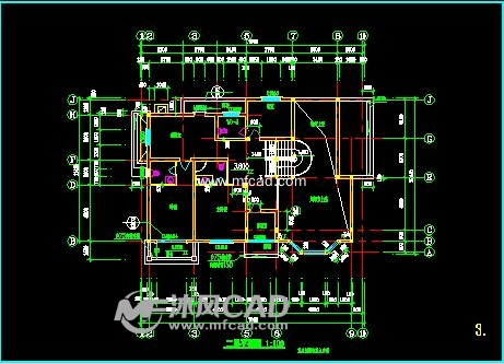 锦州市某图纸图纸建筑别墅图-独栋别墅二层及欧式v图纸全套图片