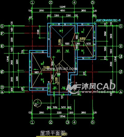 广西某两层独立私宅建筑施工图 独栋别墅图纸及效果图下载 沐风