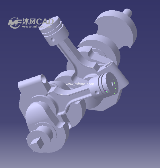 catia发动机曲柄连杆机构