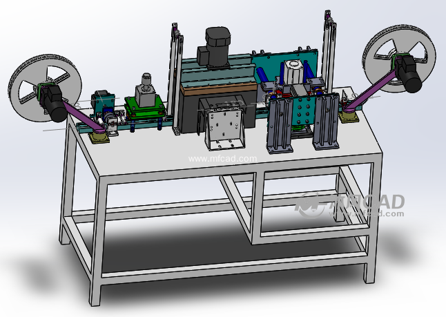 半导体器件移印包装一体机 - solidworks机械设