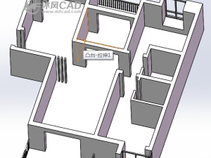 solidwork房子结构图