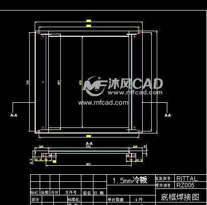防威图机柜 - 其他autocad机械图纸