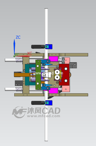 印刷机飞达头2d3d图