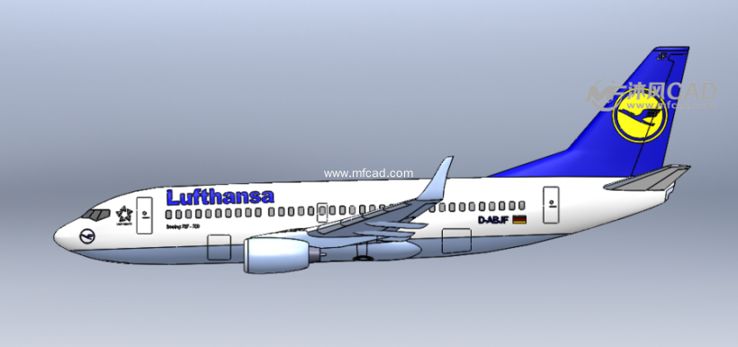 波音737-700飞机模型