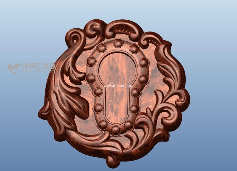 欧式门花模型 - ProE生活用品类模型下载