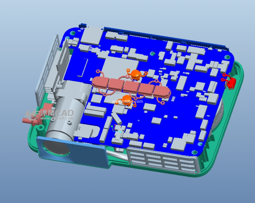 投影仪结构图纸 - Proe数码产品类模型下载