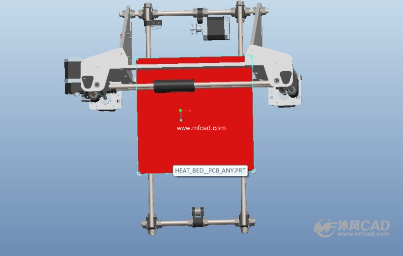 prusa i3 3d打印机模型 - proe机械设备模型下载