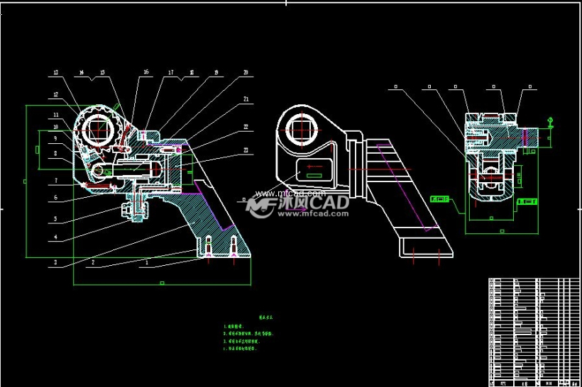 液压扳手完整版(28张图纸)
