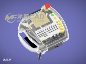 外挂机控制器概念设计模型 - solidworks机械设