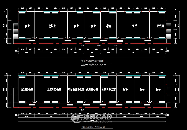 活动板房建筑平面图