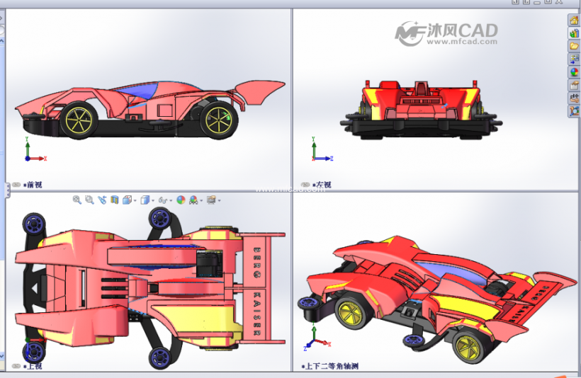 玩具四驱赛车