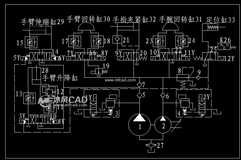 机械爪的原理_机械手原理图