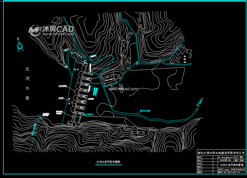 荆门市仙居河水库除险加固工程图纸