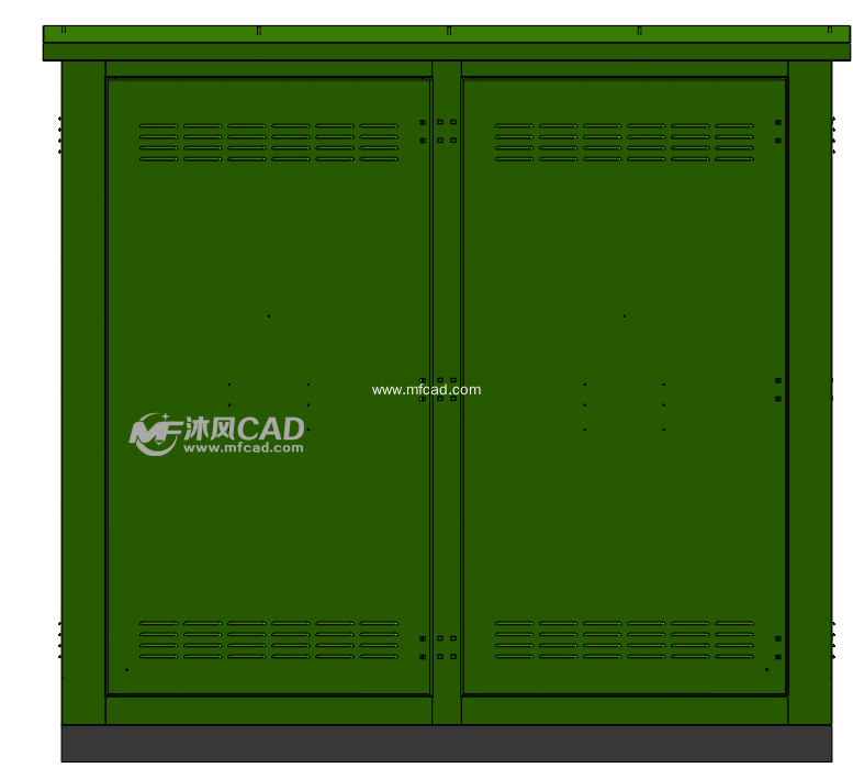 箱式开闭所三维模型 - solidworks机械设备模型