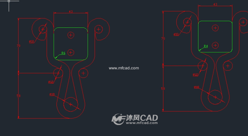 比较全面的弹弓制作cad图纸