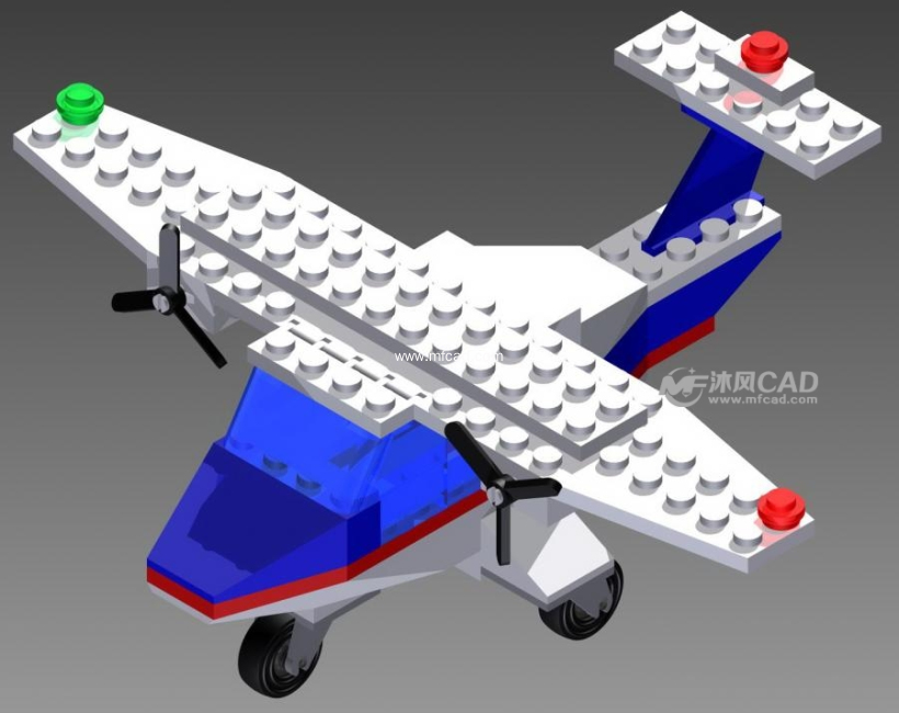 乐高拼图之飞机设计