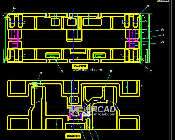 冲压模具结构图(套图) - 汽车冲压模具图纸