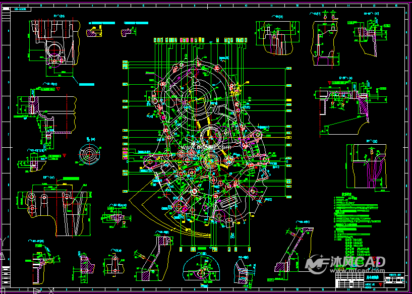 速器壳体(dwg) - AutoCAD减速机械设备图纸下
