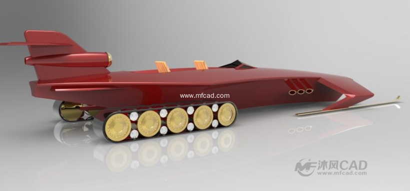 圣诞雪橇车造型设计模型