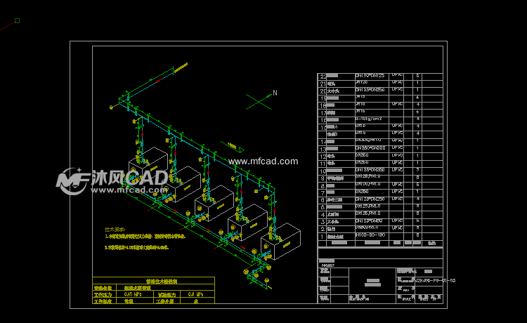 水泵管道图纸