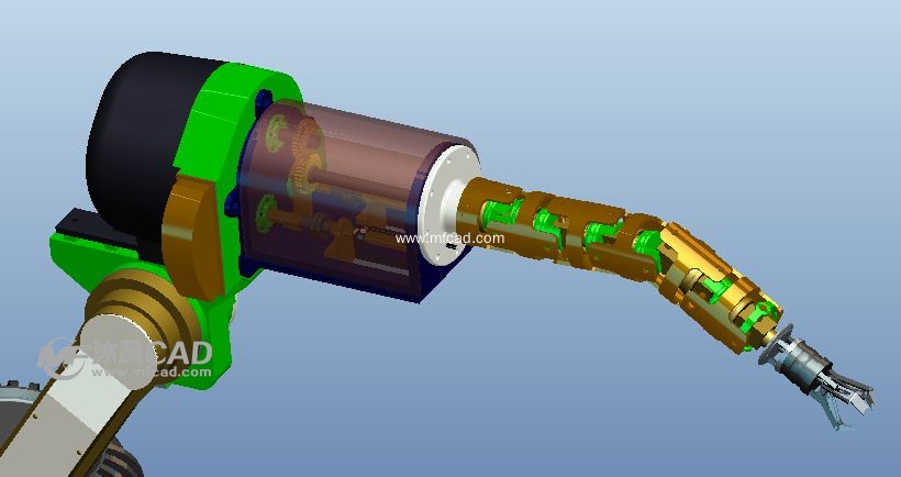 喷涂机器人三维设计与运动仿真(毕业设计作品