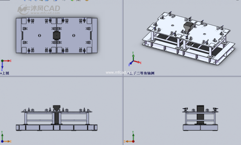 (水箱盖)焊接夹具设计模型