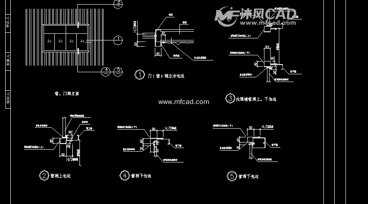 钢结构彩板收边图集cad施工图纸