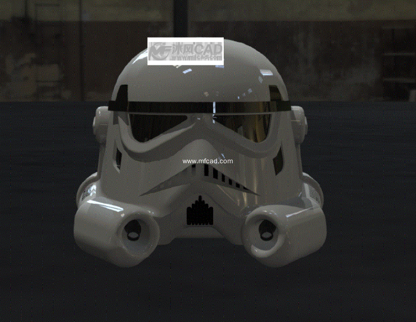 星战帝国冲锋队头盔设计模型 - solidworks生活