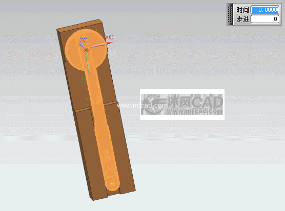 UG NX8运动仿真(原创)-冲床机构干涉分析运动