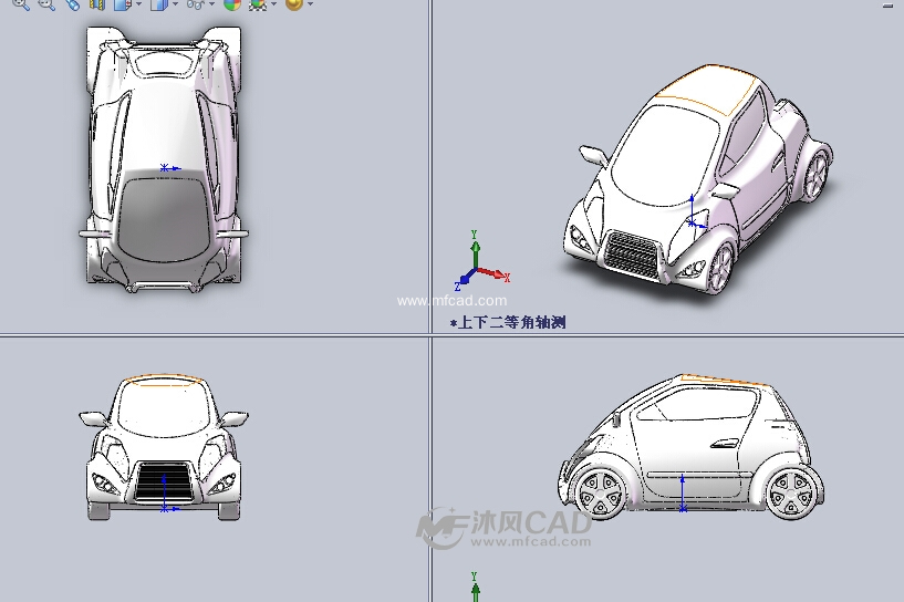 太阳能概念汽车设计模型 - solidworks交通工具模型下载 - 沐风图纸