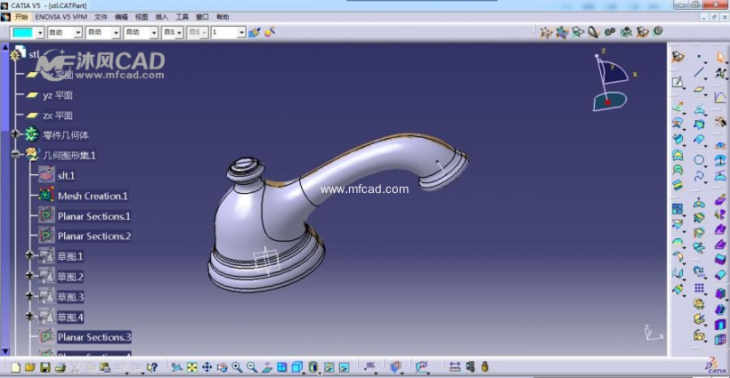 catia 模型树找不到了,刚学catia,不太会,模型树缩太小了现在不知道