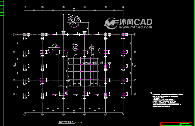 某20吨锅炉房建筑结构cad施工图纸