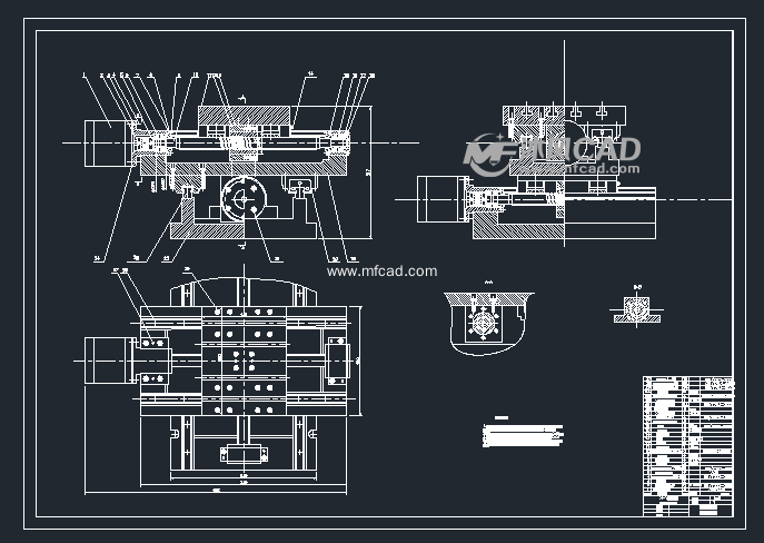 x-y数控工作台设计 - 机电设备图纸