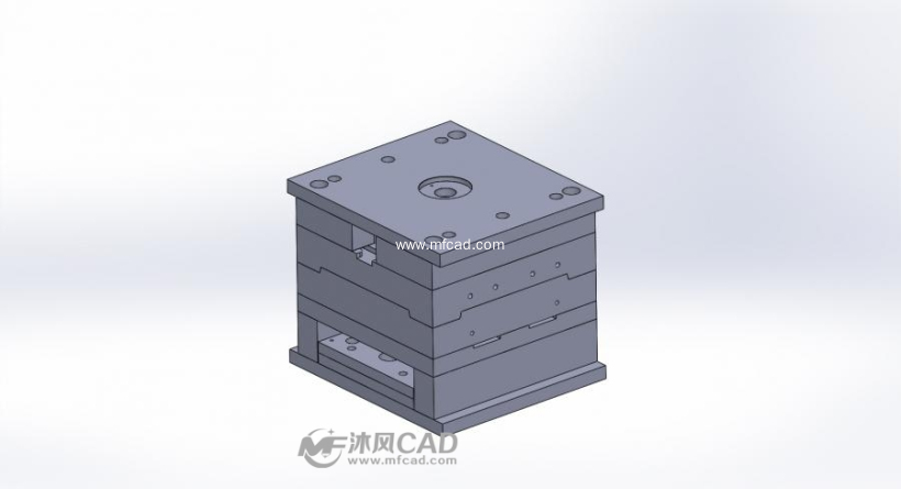 烟灰缸模具设计模型 - 生活用品类模具图纸下载