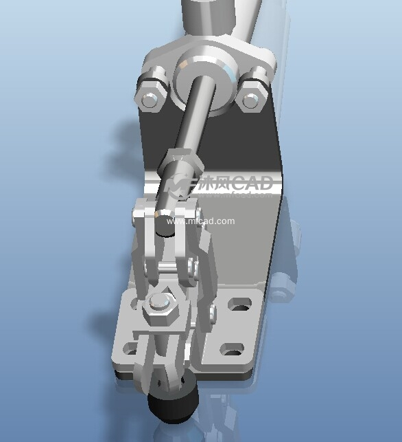 多款连杆压紧机构设计模型气动液压压紧机构设计模型