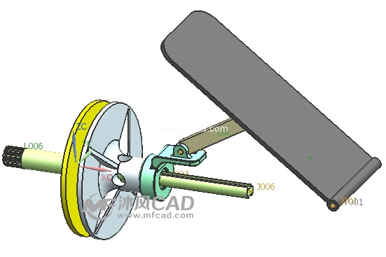 UG NX8.0离合器运动仿真 - UG常用机械机构模