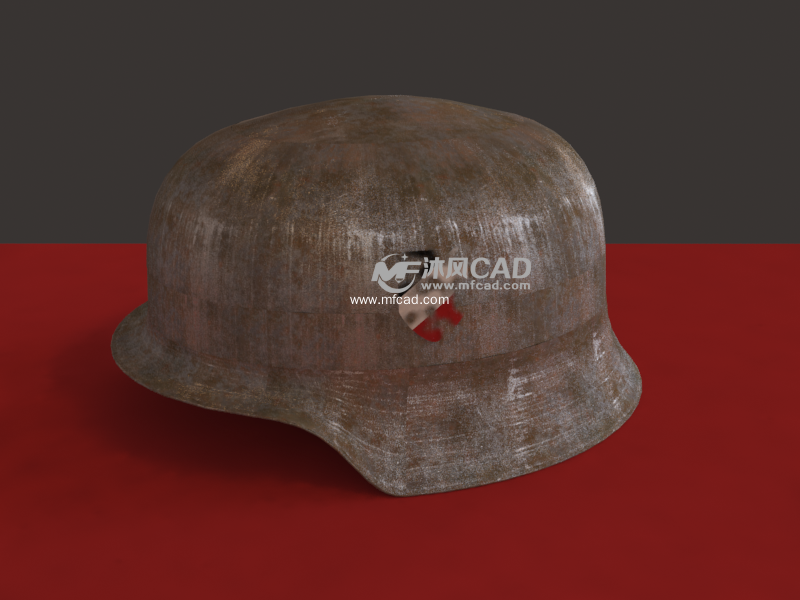 二战德国钢头盔设计模型 - catia生活用品模型 