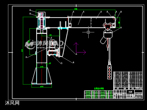 悬臂吊图纸大全