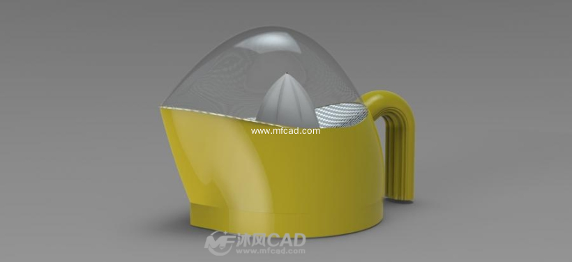 柑桔榨汁机设计模型 - solidworks生活用品类模