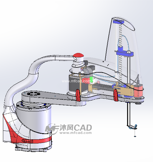 rb002 机器人关节scara机器人内部结构