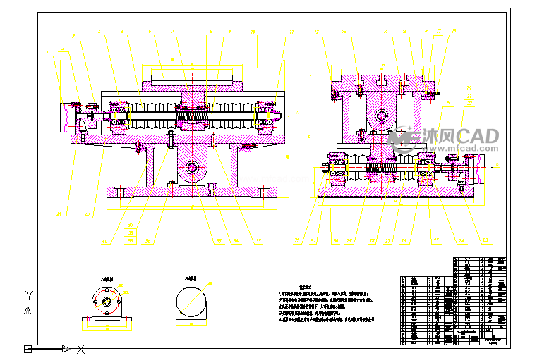 数控技术课程设计(xy数控工作台设计) - 其他au